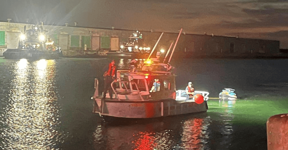 Fire Rescue Boat in the water