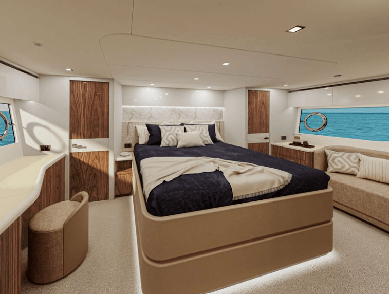 Regal 735 SUV Master Cabin