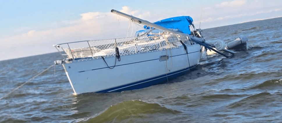 Sailboat in the water