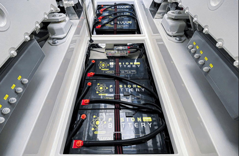 Lithium ion batteries are rapidly becoming standard issue in boating due to light weight-to-power ratio, but the batteries also require special installation and management protocols for safety.