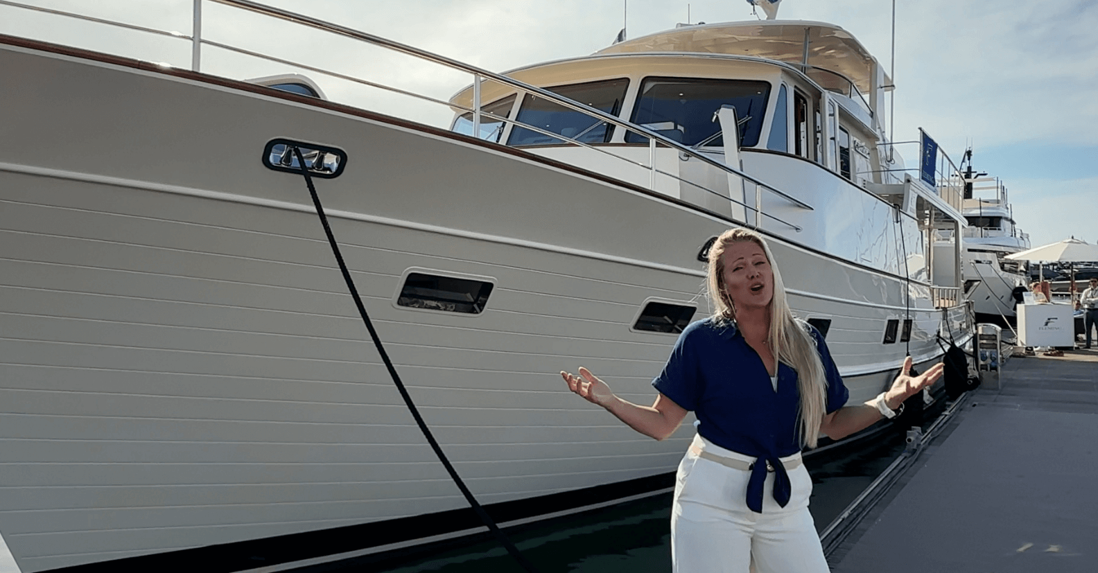 Captain Shelley with the Fleming 85