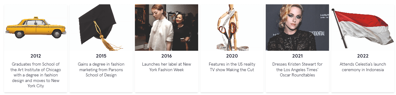 Jasmine Chong's timeline