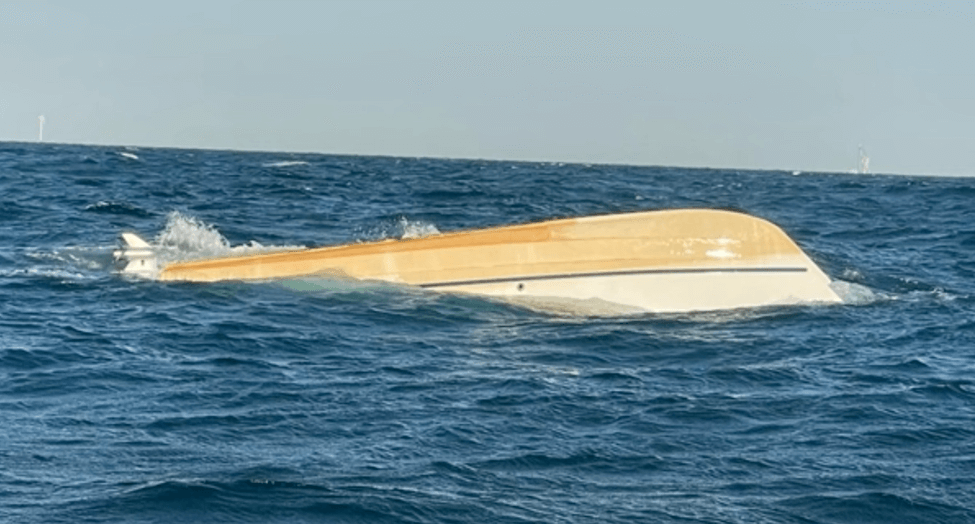 Capsized Boat