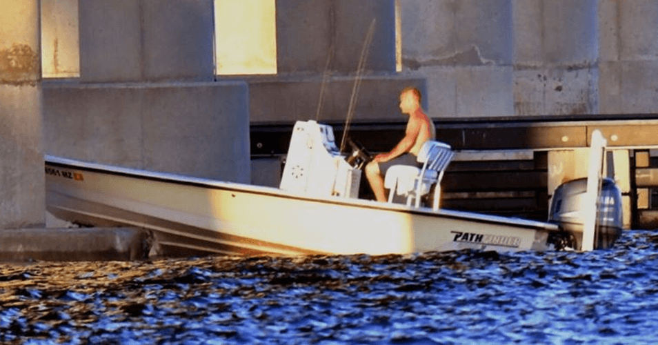 Boat crashed into a Bridge