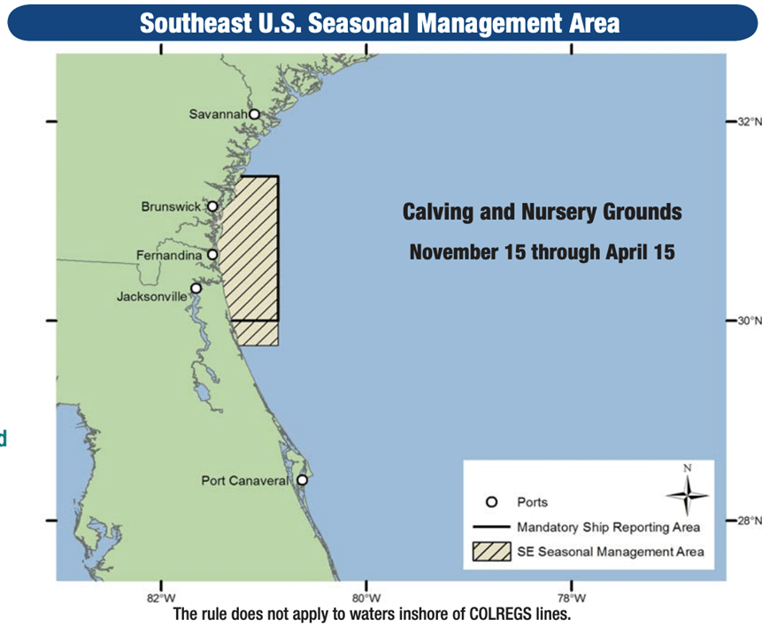 Southeast US Calving & Nursery Grounds