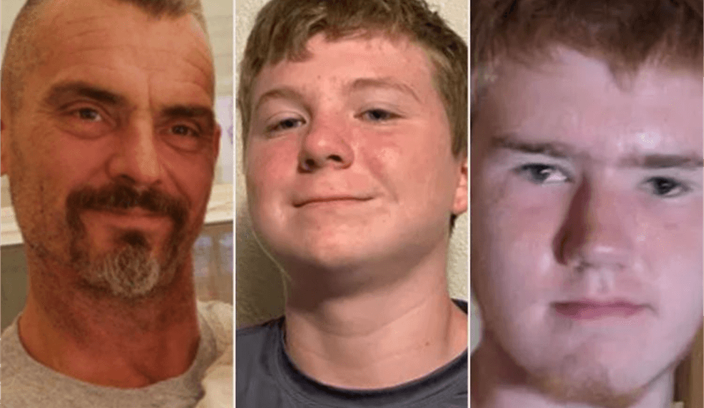 Dad and Kids in a picture