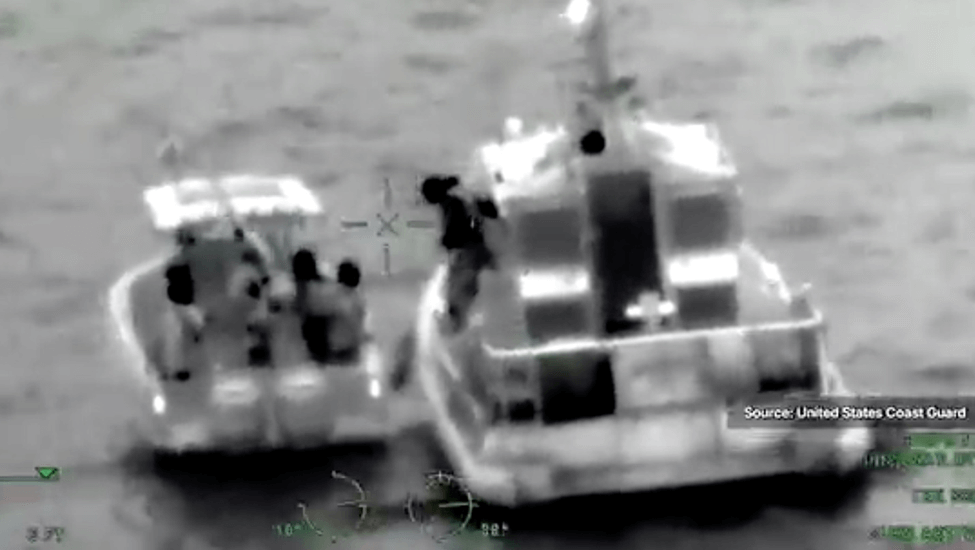 Coast Guard rescuing Boaters