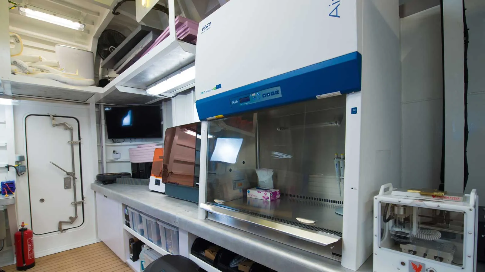 Inside one of Gene Chaser’s two laboratories