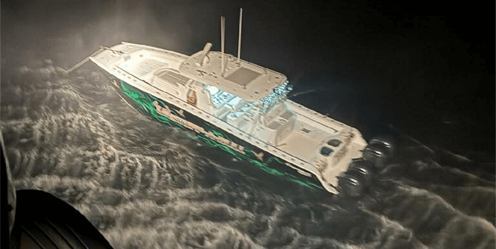 Picture of an empty boat in the water