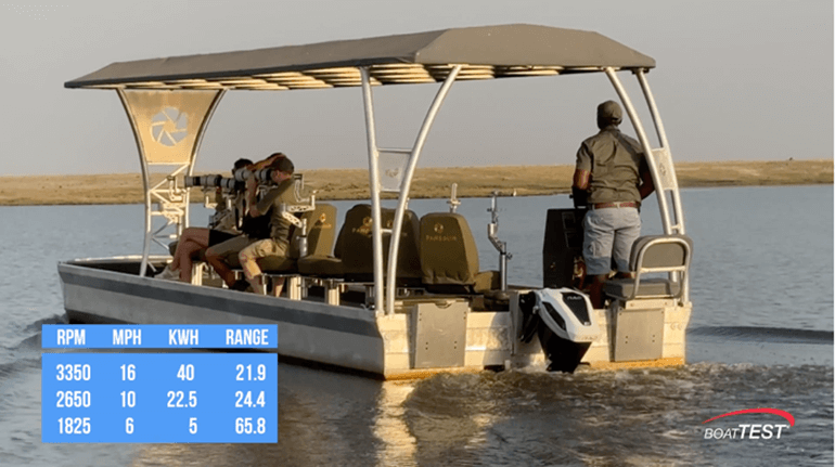 Photo boat for 8-passengers