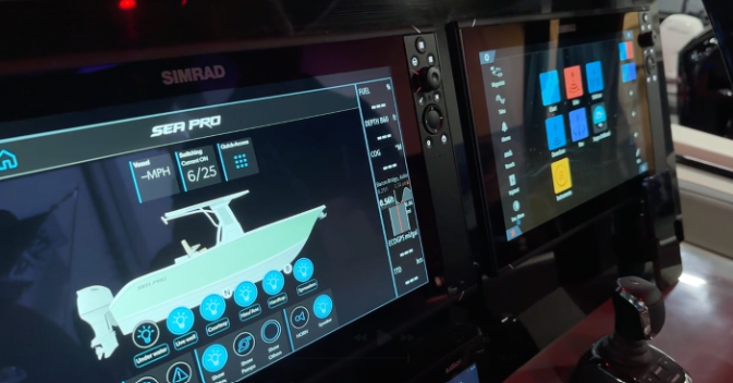 Simrad displays