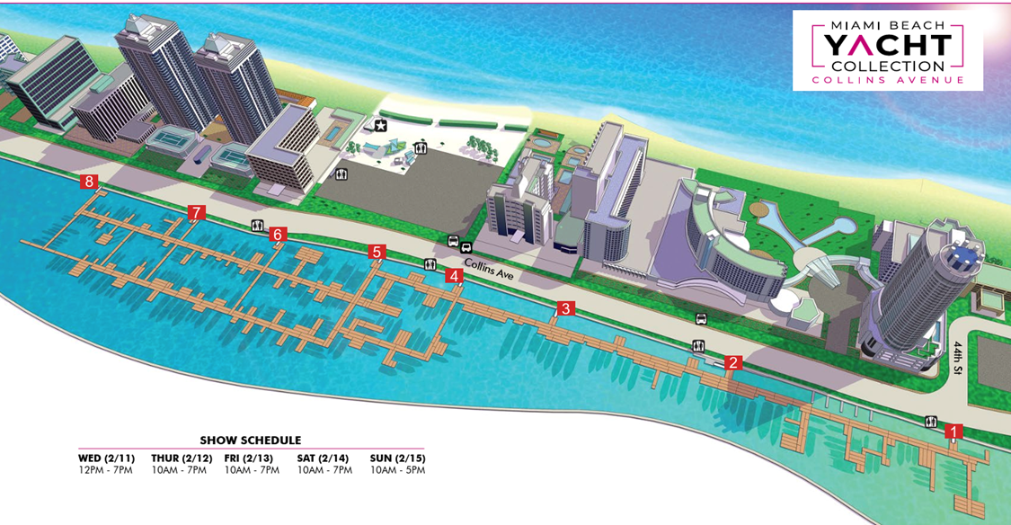 Miami Beach - Collins Avenue map