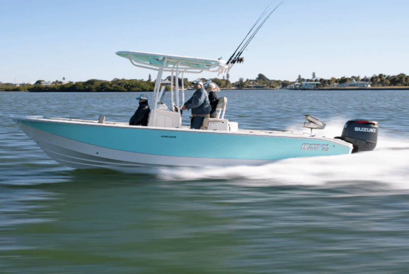 Carolina Skiff on the water