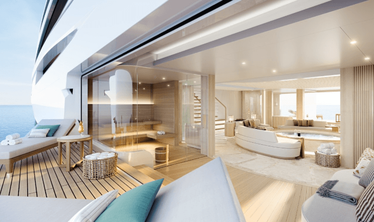 view of luxury spa room