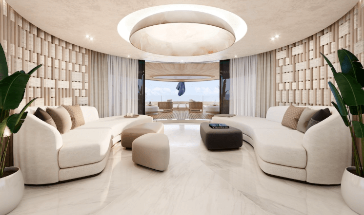 grand living room with two couches