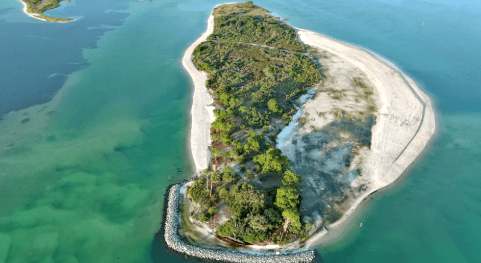Aerial view of Perdido Bay Florida