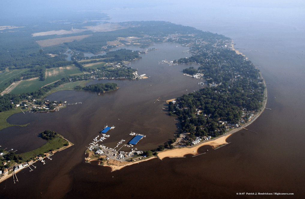 View of Colonial Beach Virginia 