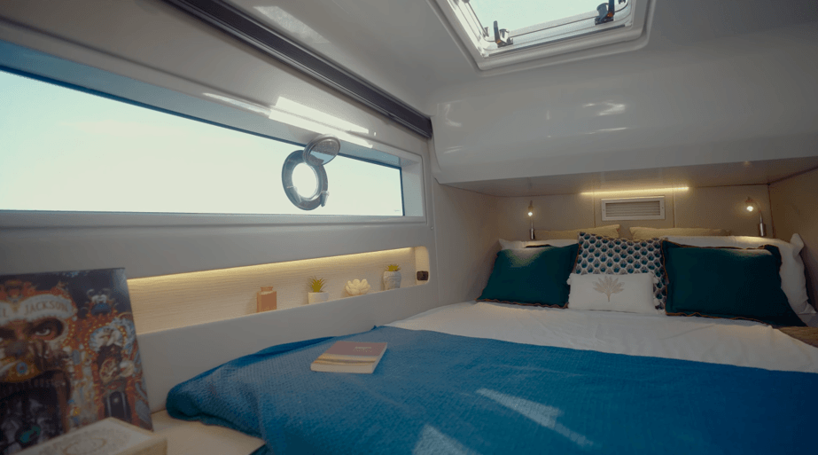 bed in cabin
