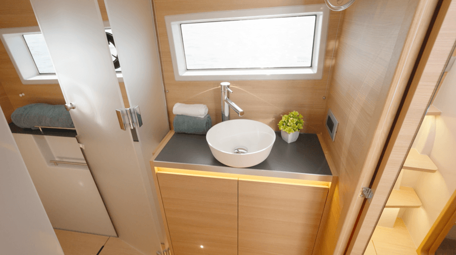 vanity area