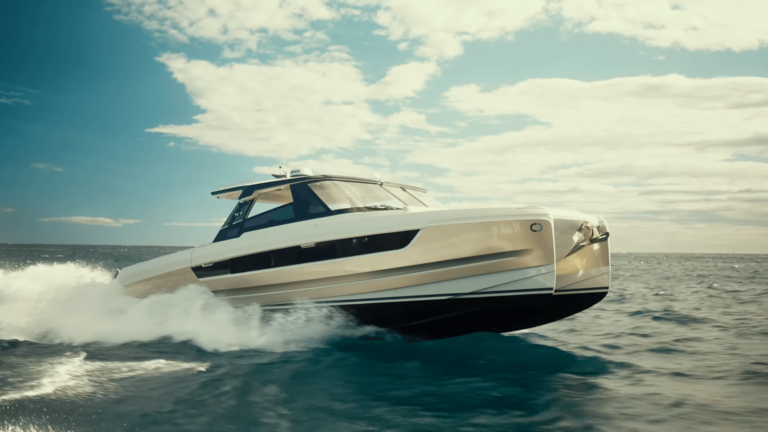 YOT 41 running on water