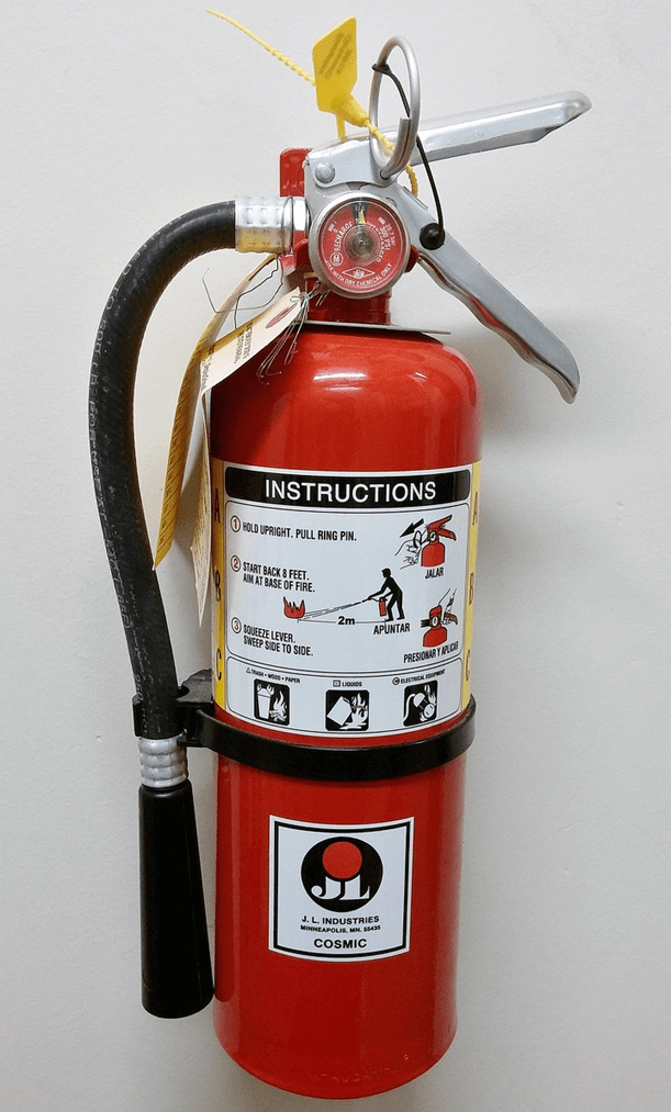Handheld fire extinguisher