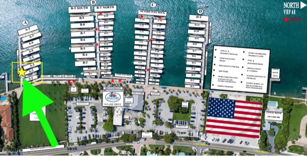 map of palm beach boat show