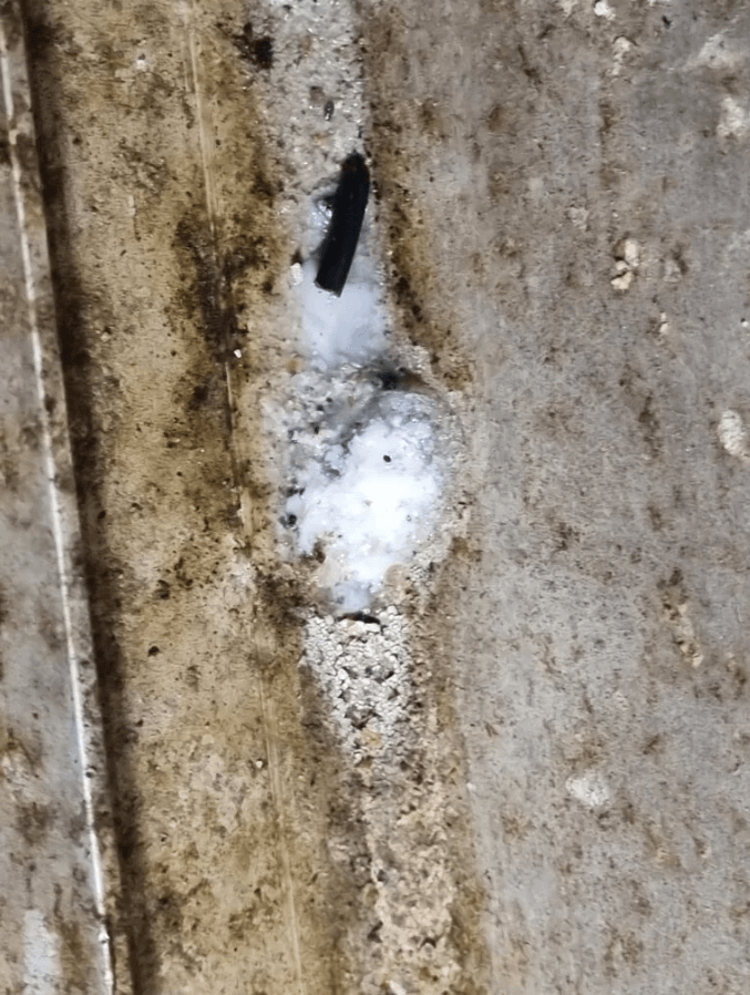 crevice corrosion on a boat