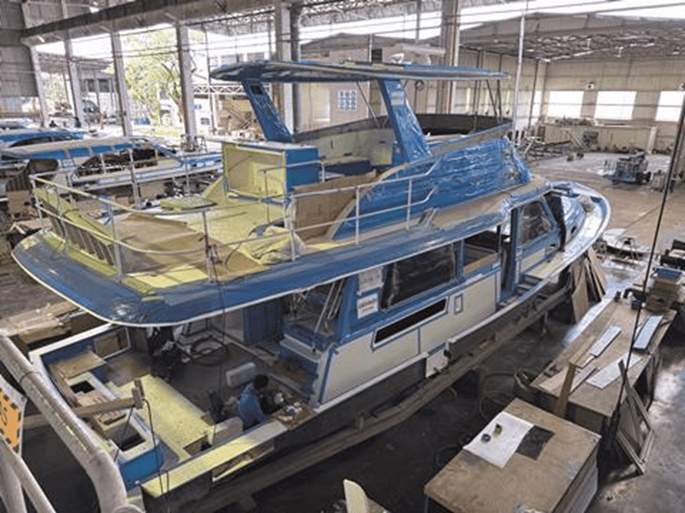 Grand Banks GB54 in build