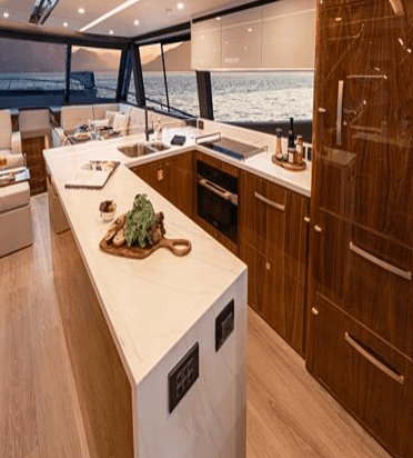 view of gourmet galley