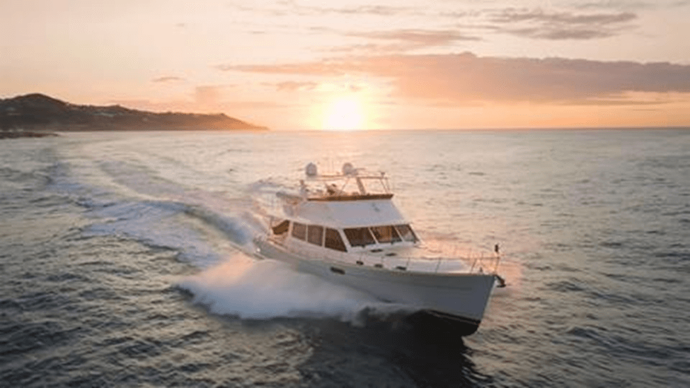 The GB54 (shown here on the water) is a best-seller in terms of unit-volumes