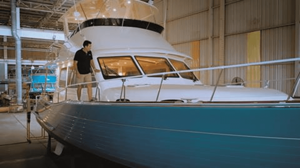 Mark Richards on the factory floor in Pasir Gudang, an industrial zone to the east of the state capital, Johor Bahru