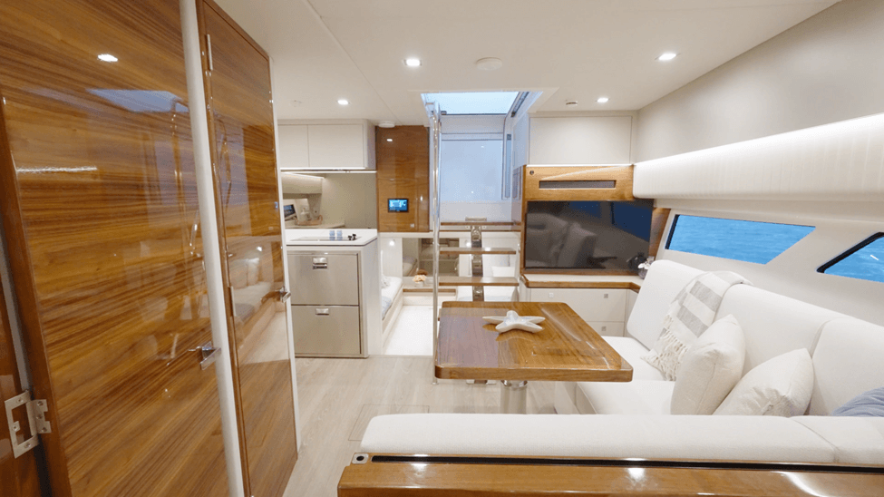 separate forward and aft staterooms 