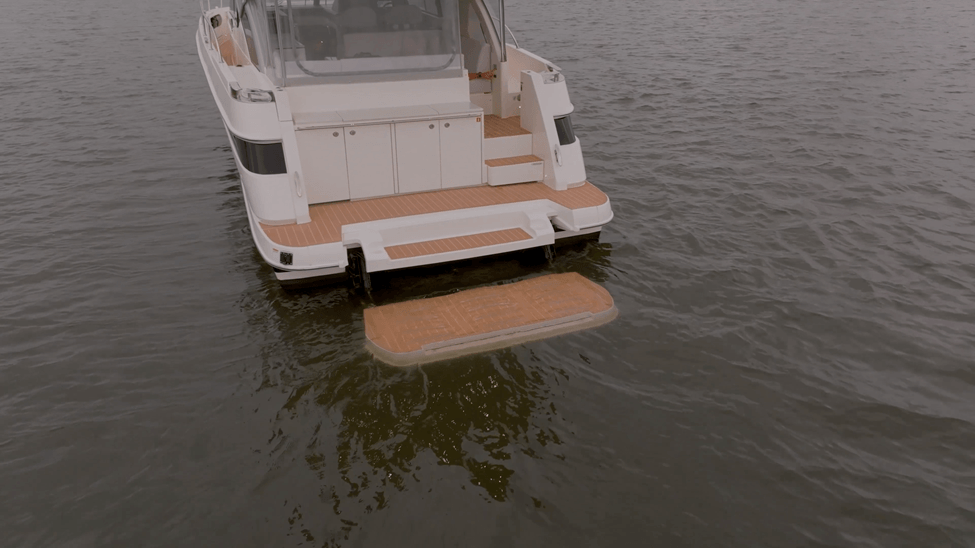 swim platform in water