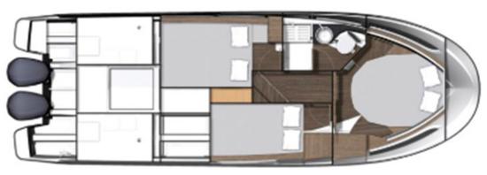 Jeanneau NC 1095 layout