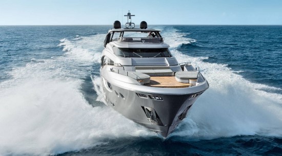 Monte Carlo Yachts 105 bow