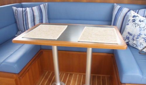 Nordic Tugs 49 u shaped settee