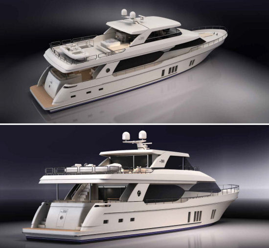 Ocean Alexander 100 Motoryacht model configurations