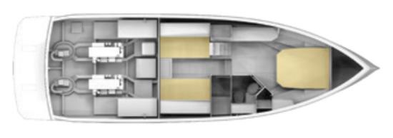 Pardo Yachts 43 layout