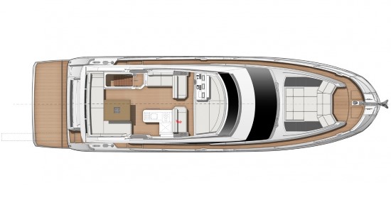 Prestige 630 flying bridge layout