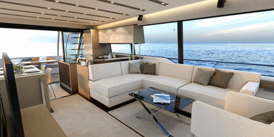 Prestige Yachts 680 salon