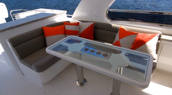 Regency Yachts P65 Glass-Top Table