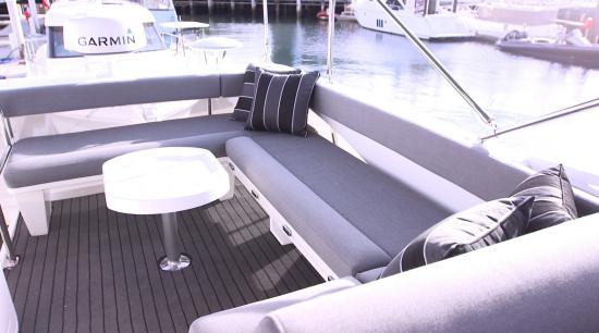 Riviera 39 Sports Motor Yacht table