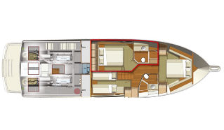 Riviera 52 Enclosed Flybridge Interior