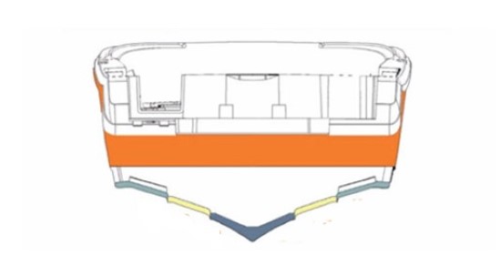 Sailfish 245DC variable deadrise stepped hull