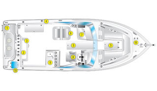 Sailfish 275 DC Interior
