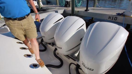 Sailfish 360 CC outboards