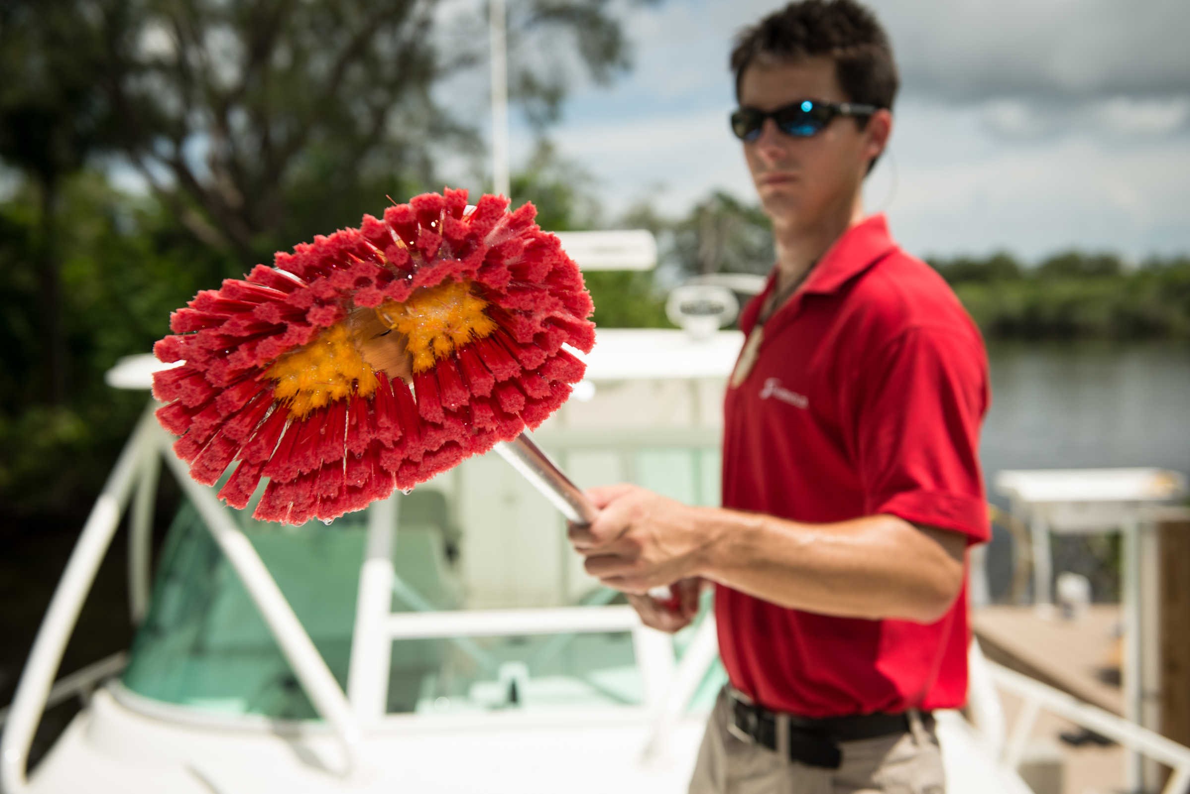 Shurhold Combo Deck Brush