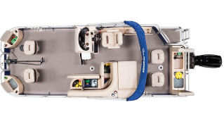 SUN TRACKER® FISHIN' BARGE® 22 XP3 Interior