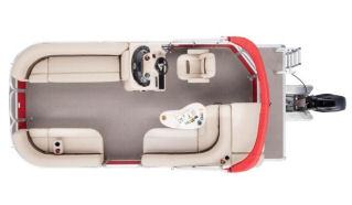 SUN TRACKER PARTY BARGE 20 DLX Interior
