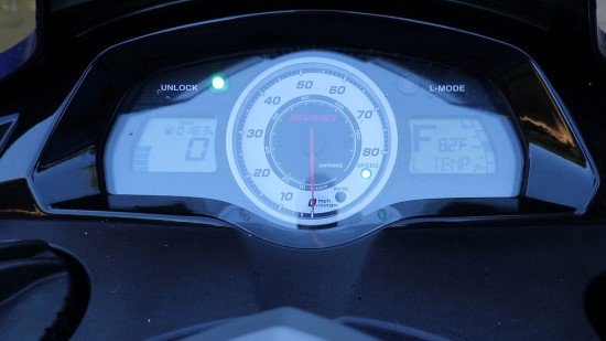 Yamaha FX Limited SVHO display gauge